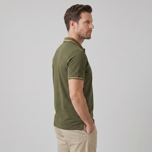 Polo Shirt With Contrast Trim
