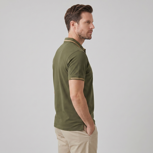 Polo Shirt With Contrast Trim