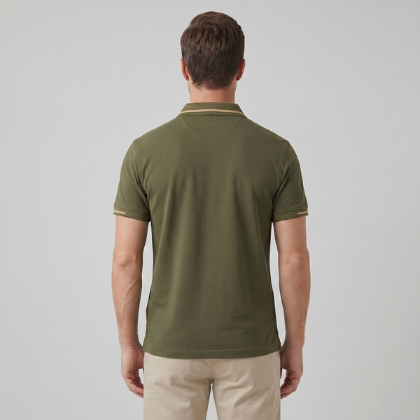 Polo Shirt With Contrast Trim