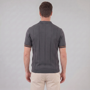 Polo Shirt With Zip Collar