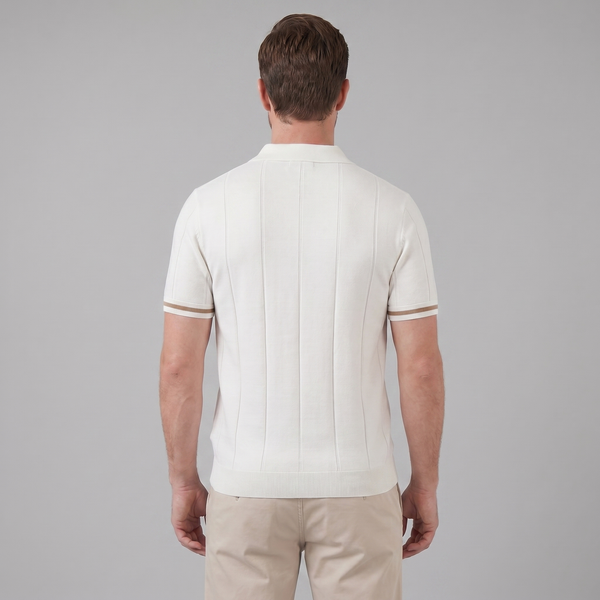 Polo Shirt With Zip Collar