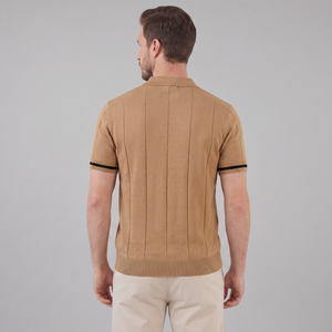 Polo Shirt With Zip Collar