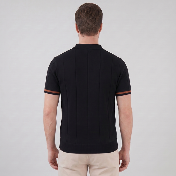 Polo Shirt With Zip Collar