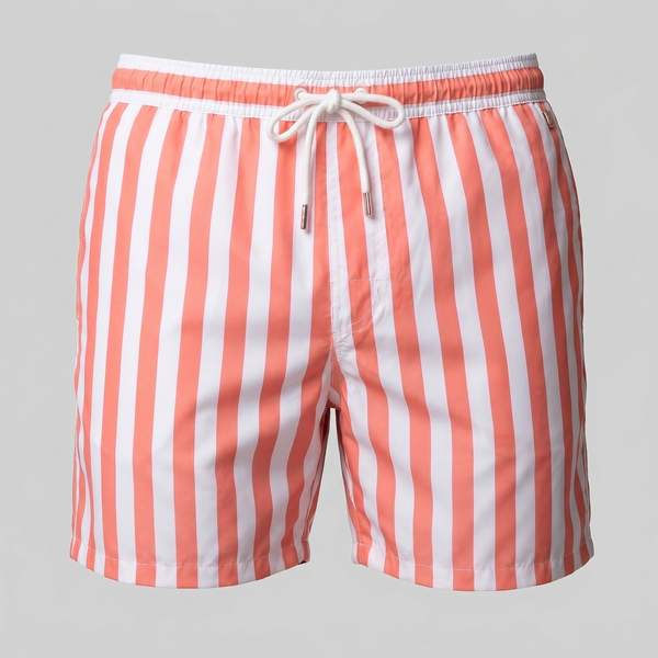Quick Dry Striped Swim Shorts