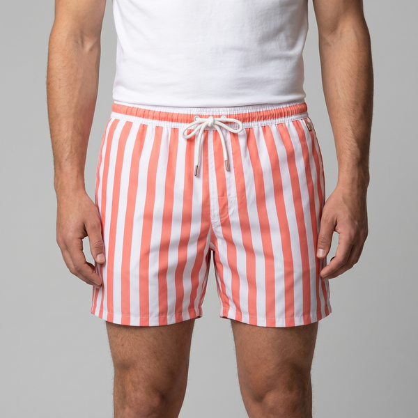 Quick Dry Striped Swim Shorts