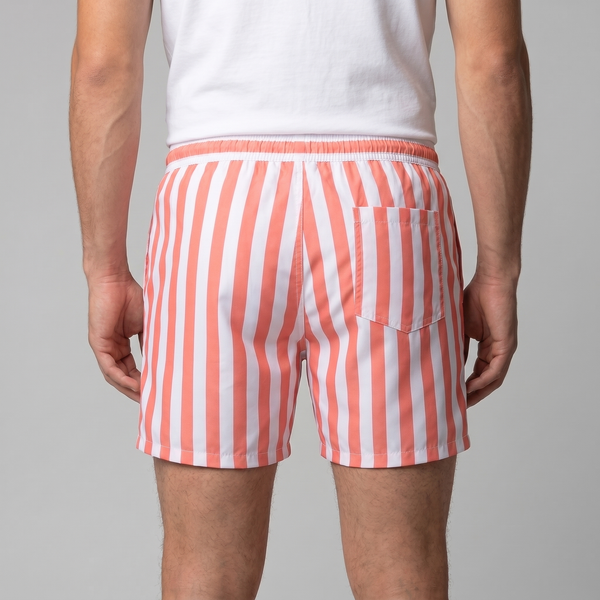Quick Dry Striped Swim Shorts