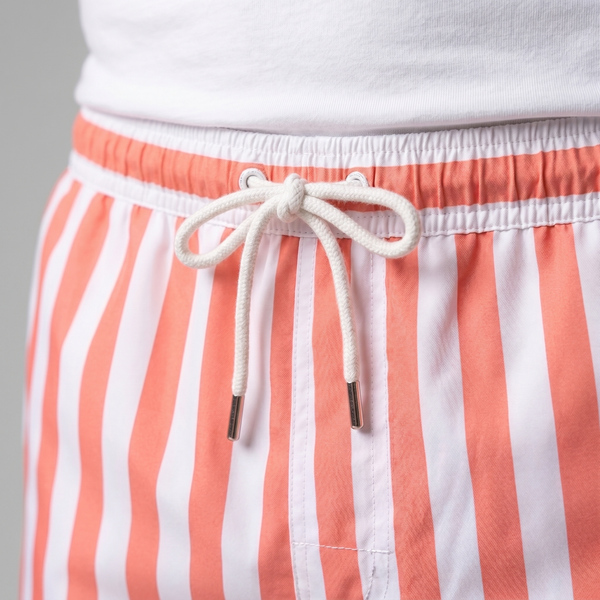 Quick Dry Striped Swim Shorts