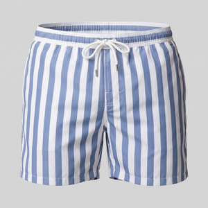 Quick Dry Striped Swim Shorts
