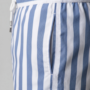 Quick Dry Striped Swim Shorts