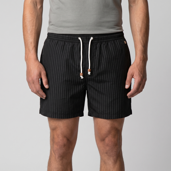 Quick Dry Striped Swim Shorts