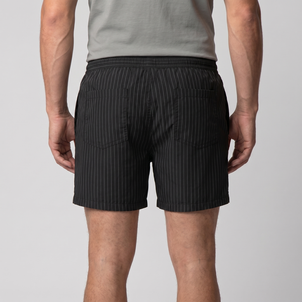 Quick Dry Striped Swim Shorts