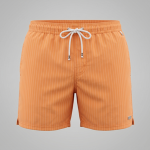 Quick Dry Striped Swim Shorts