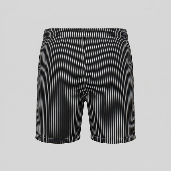 Quick Dry Striped Swim Shorts