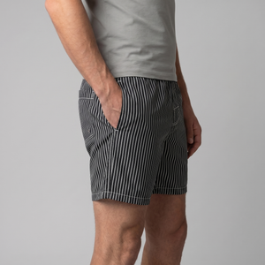 Quick Dry Striped Swim Shorts