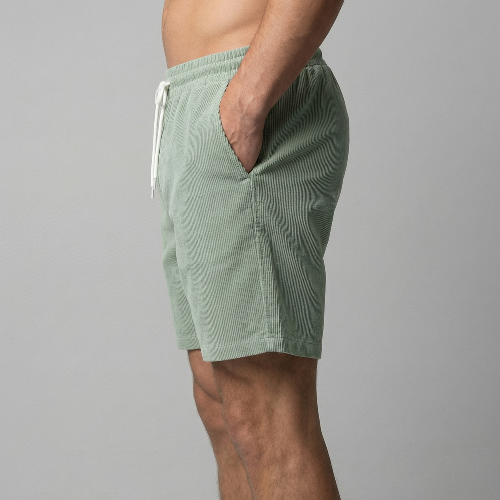 Relaxed Fit Corduroy Shorts