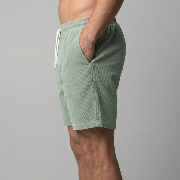 Relaxed Fit Corduroy Shorts