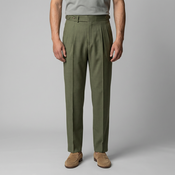 Retro Straight Leg Trousers