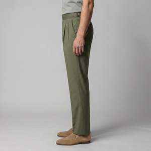 Retro Straight Leg Trousers