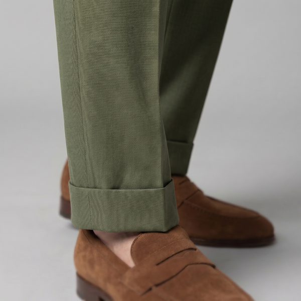Retro Straight Leg Trousers