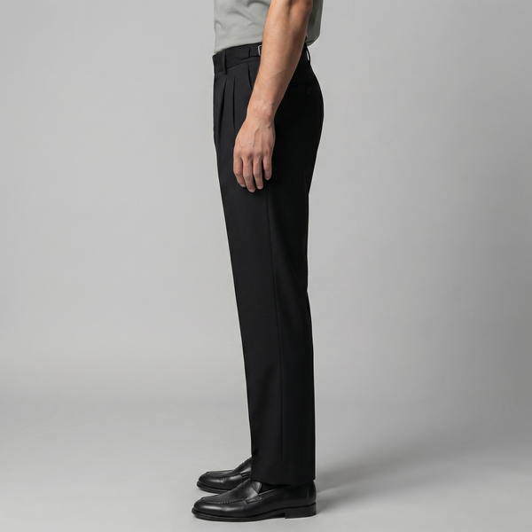 Retro Straight Leg Trousers