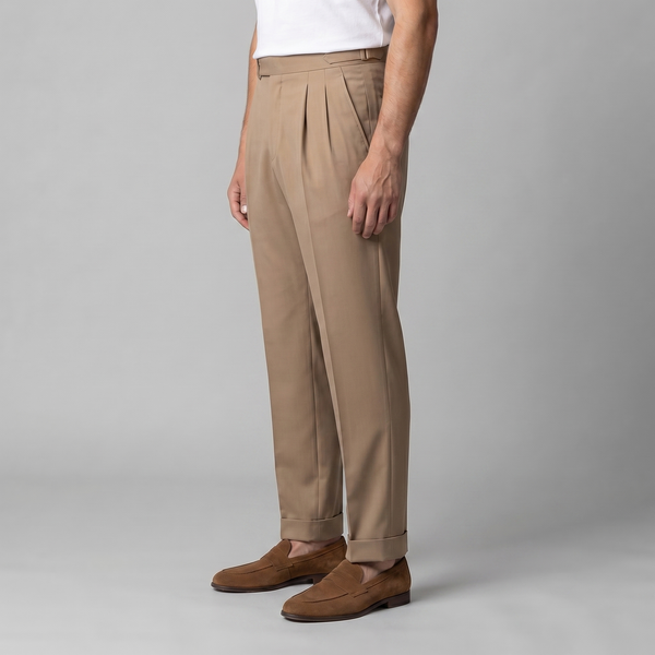 Retro Straight Leg Trousers