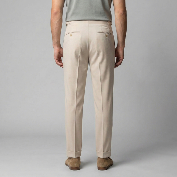 Retro Straight Leg Trousers