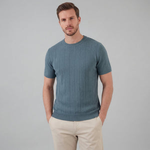 Rib Knit T-Shirt