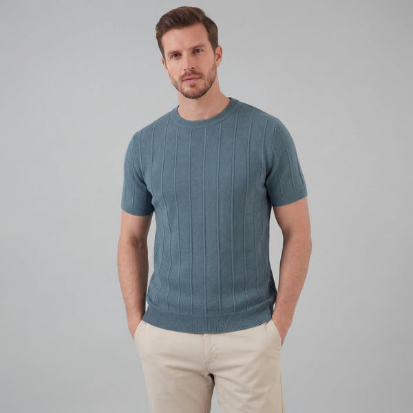 Rib Knit T-Shirt