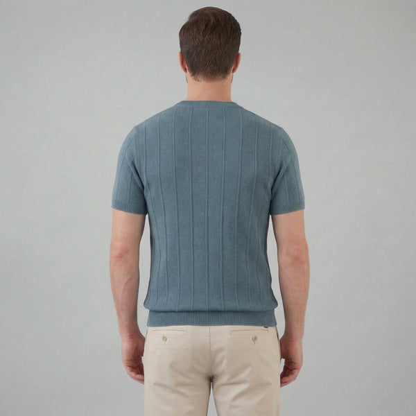 Rib Knit T-Shirt