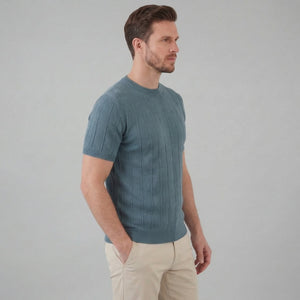 Rib Knit T-Shirt