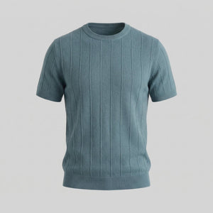 Rib Knit T-Shirt