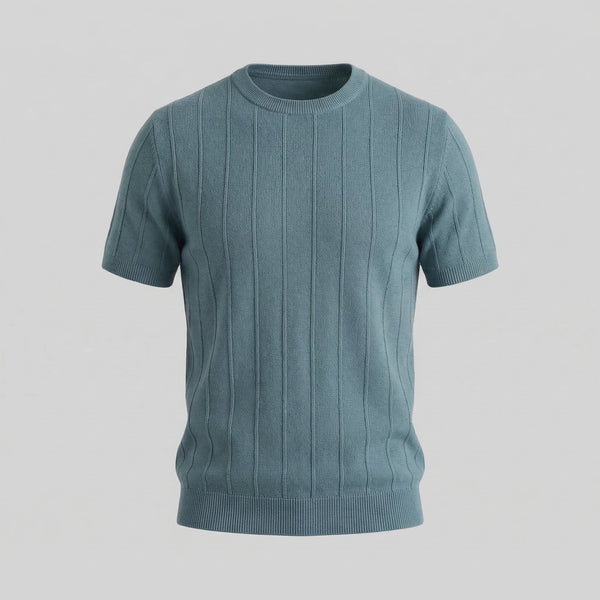 Rib Knit T-Shirt