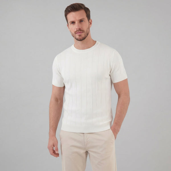 Rib Knit T-Shirt