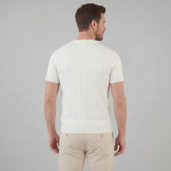 Rib Knit T-Shirt