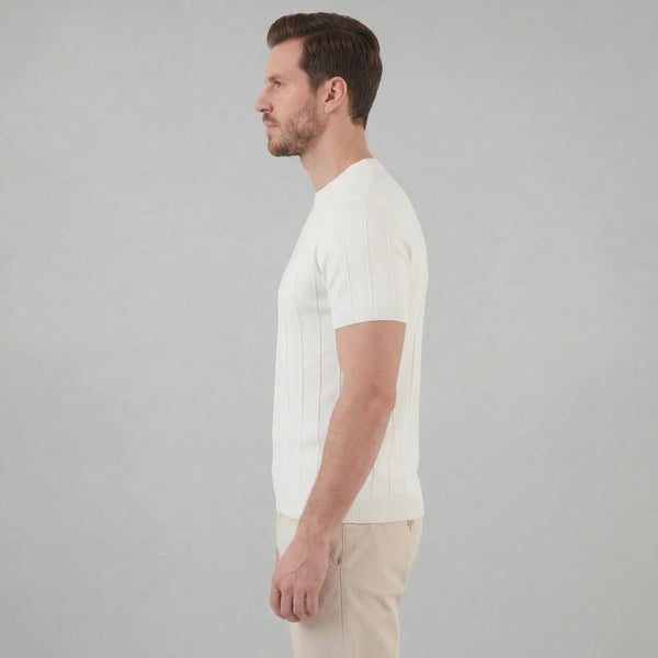 Rib Knit T-Shirt