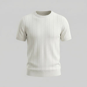 Rib Knit T-Shirt