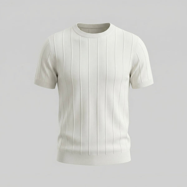 Rib Knit T-Shirt