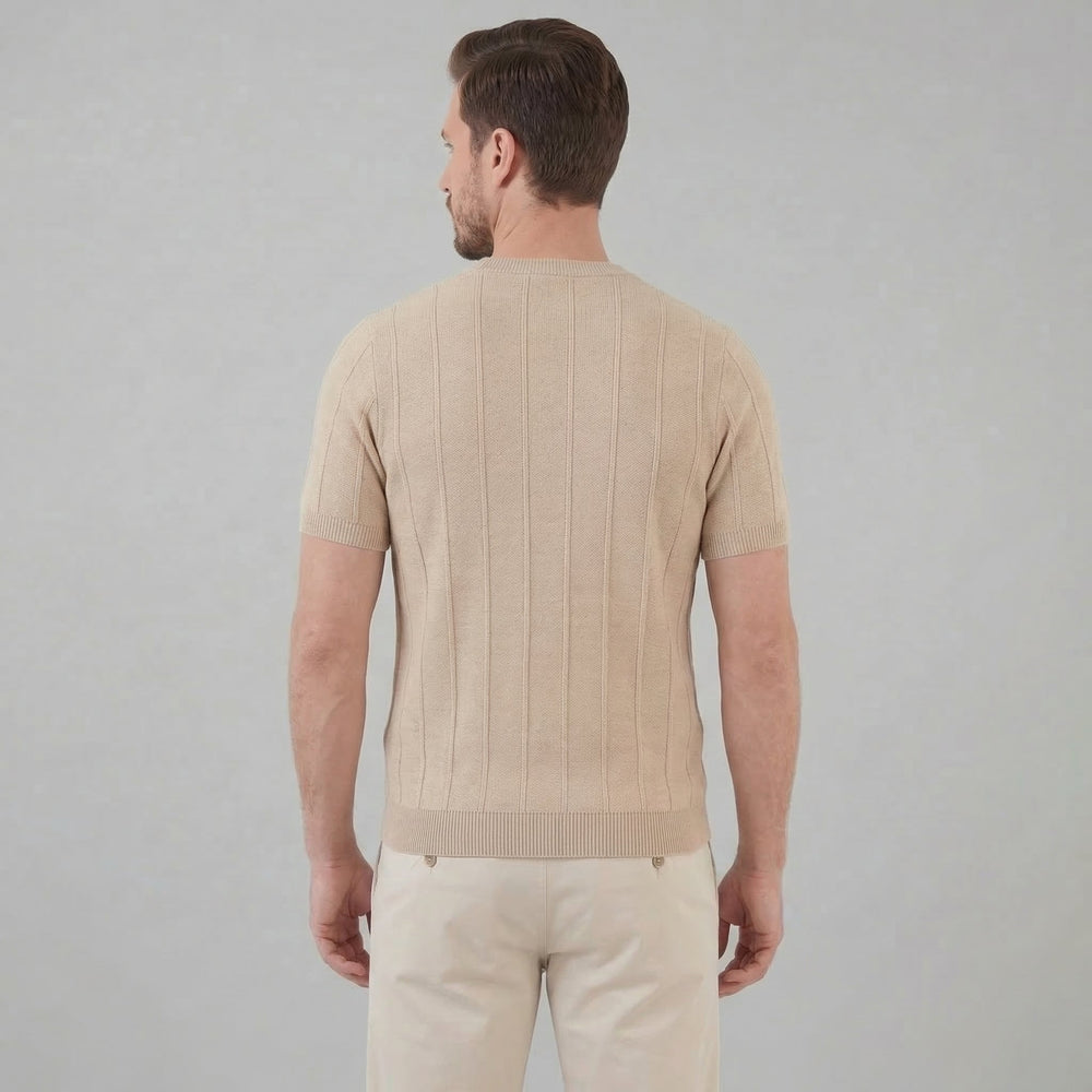 Rib Knit T-Shirt