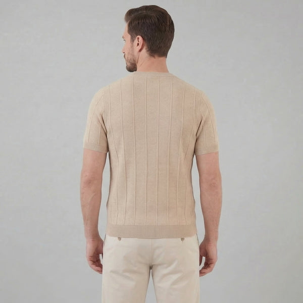 Rib Knit T-Shirt