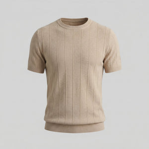 Rib Knit T-Shirt