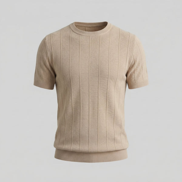 Rib Knit T-Shirt