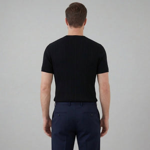 Rib Knit T-Shirt
