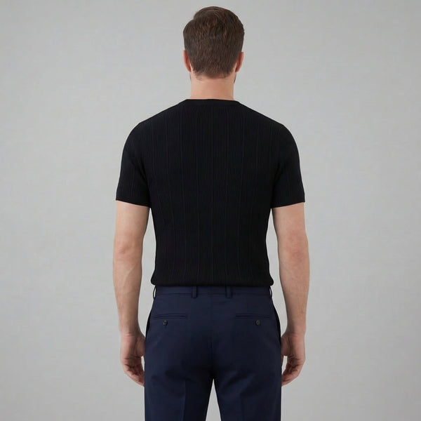 Rib Knit T-Shirt