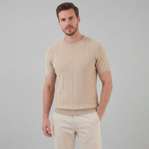 Rib Knit T-Shirt