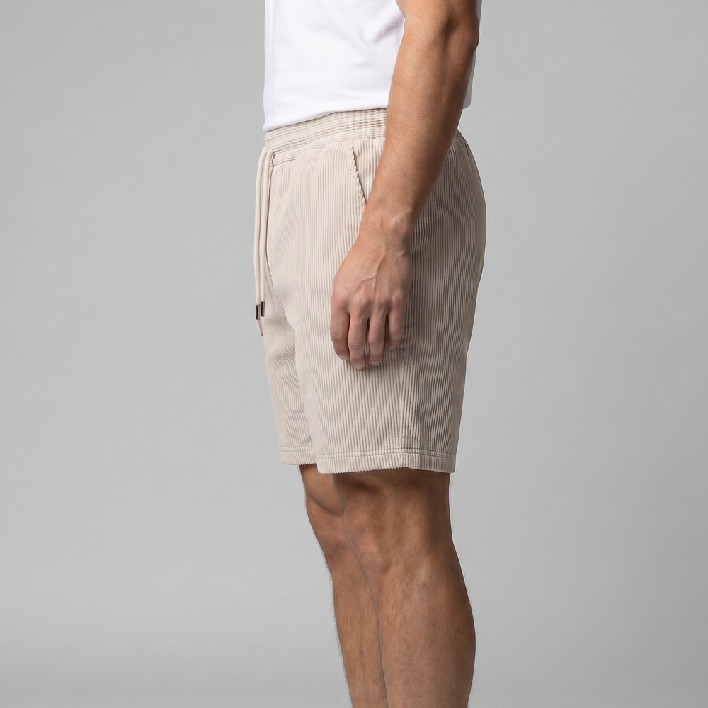 Ribbed Casual Summer Shorts