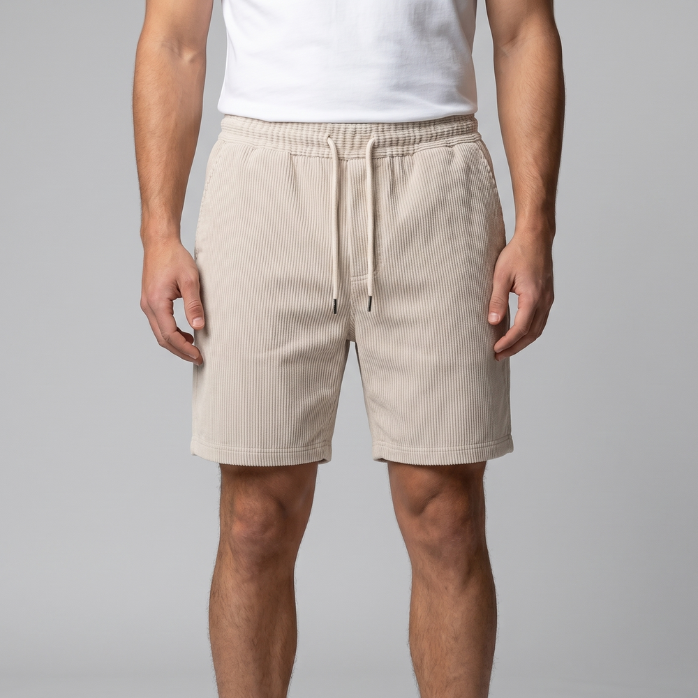 Ribbed Casual Summer Shorts