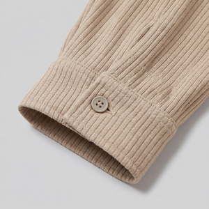 Ribbed Cuban Collar Shirt
