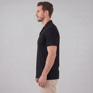 Ribbed Cuban Collar Shirt