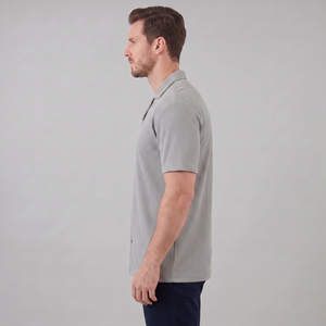 Ribbed Cuban Collar Shirt