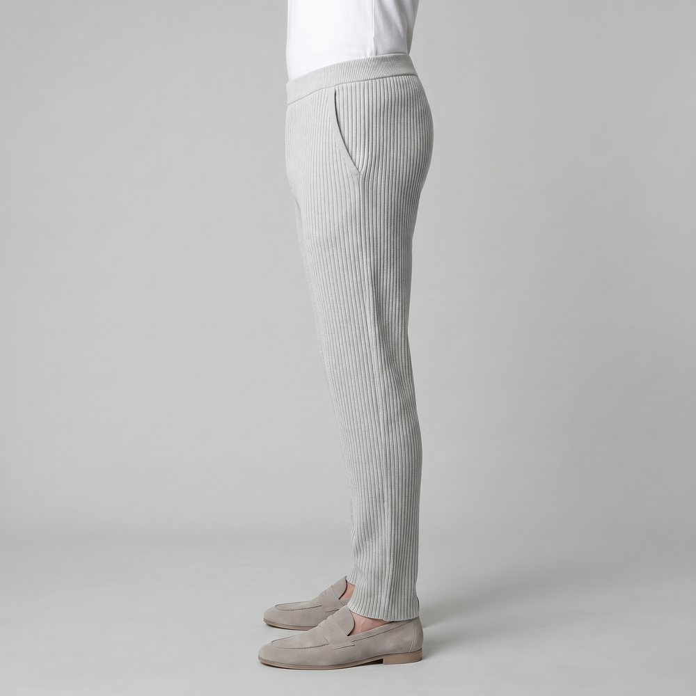 Ribbed Trousers For Casual Comfort
